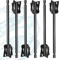 Resin Mixer Epoxy Mixer Paddles Plastic - 6 Reusable Multipurpose Bidirectional Paint Stirrer for Drill Epoxy & Paint Mixer Drill Attachment - Paint Stirrers Epoxy Stirrer - Paint Mixer for Drill