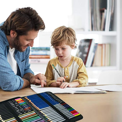 H & B 72PCS Drawing Supplies Sketching Set,Art Kit include Drawing & Colored Pencils for Adults Artists Kids.Pro Art Sketch Supplies with Sketchpad,Watercolor & Metallic Pencils