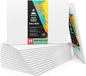 ARTEZA Canvas Boards for Painting, 8 x 10 Inches, Pack of 14, Blank White Canvas Panels for Acrylic, Oil, Gouache, and Tempera Painting Projects