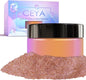Ceya Chameleon Mica Powder, 1.8oz/ 50g Rosa Champagne Chrome Nail Powder, Cosmetic Grade Pearlescent Effect Color Shift Pigment for Epoxy Resin, Makeup, Nail Polish, Soap Dye, Candle Making, Craft
