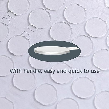 Adhesive Stick dots Two-Sided Sided Mounting Putty Stick Tack for Wall Hanging Crafts Balloons Festival Party Decorations,Clean Removable(0.6"*0.6"-80)