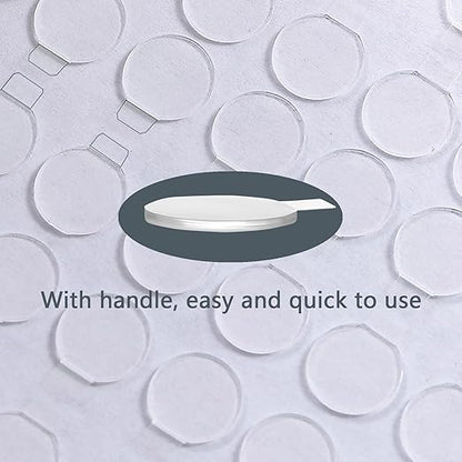Adhesive Stick dots Two-Sided Sided Mounting Putty Stick Tack for Wall Hanging Crafts Balloons Festival Party Decorations,Clean Removable(0.79"*0.79"-480)