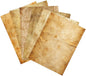 100GSM Vintage Parchment Printer Paper Set - 48 Sheets Antique A4, 8.3 x 11.2 inches, Double-sided Aged Look for Writing, Crafting, Scrapbooking, Invitations, Certificates, Artistic Projects