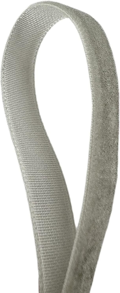 Vintage Silver Velvet Ribbon, 3/8 Inch X 25Yd