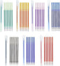 7-Color Heat Erasable Fabric Markers with 42 Refills, Extra-Fine 0.5mm Tip for Sewing, Quilting, Embroidery, Crafts & DIY Projects