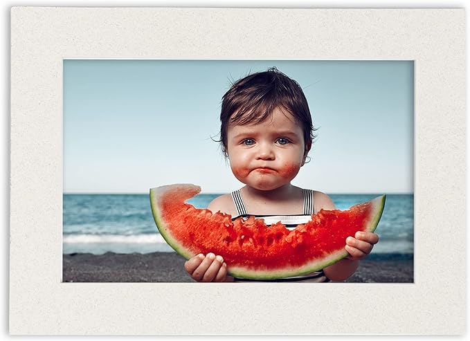 Poster Palooza Pack of TEN 8x10 Mats Bevel Cut for 6x8 Photos - Acid Free Oyster Shell White Precut Matboards For Pictures, Photos, Framing - 4-ply Thickness