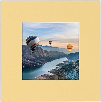 5x7 Mat for 8.5x11 Frame - Precut Mat Board Acid-Free Show Kit with Backing Board, and Clear Bags Marzipan Beige 5x7 Photo Matte For a 8.5x11 Picture Frame Matboard for Framing, Pack of 25 Mats