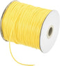 MECCANIXITY Waxed Cord 1.5mm Waxed Polyester Cord 175 Yard Wax String for Bracelet Making,Necklaces, Beading,Jewelry Making and DIY Crafts(Light Yellow)