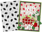 3D Textured Embossing Folders for Card Making, Strawberry Plastic Embossing Folders Fruits Embossing Folder Craft Card Template for DIY Scrapbooking