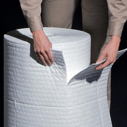 PIG Oil-Only Absorbent Mat Roll | Heavyweight | Absorbs 32.4 gal per roll | 150' L x 24" W | MAT424
