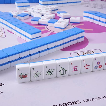 American Mahjong Tile Set (Blue)