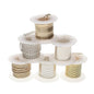 The Beadsmith Craft Wire Assortment - Tarnish-Resistant Copper Wire for Jewelry Making, 21 Gauge, 6-Pack, 0.75-Inch Mini Spools, 2 Yd Each, Assorted Colors & Shapes, Medium Temper