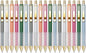 Linbsunne Gel Pens Black Ink Pen 0.5mm fine Point Pens Smooth Writing Retractable Office Supplies (18-count)
