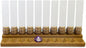 Initiative Tracker with 10 Barrel Slots, Erasable Name Tags, and Dice for Tracking Order. Ideal for DND and Other TTRPGs Brown