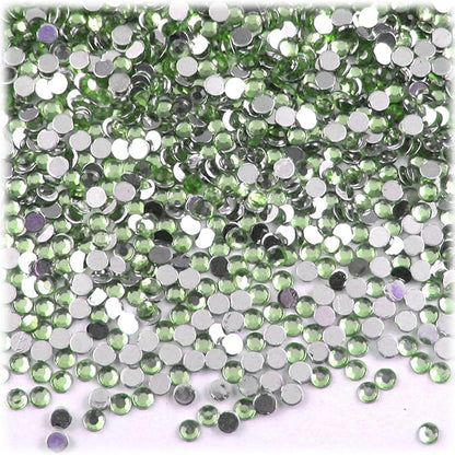 The Crafts Outlet 1,440pc Rhinestones Round 3mm (10ss) Purple (Amethyst)