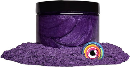 Eye Candy Pigments Premium Purple Mica Powder - Kawachi Fuji (25gr) - for Epoxy, Resin, Soap, Paint, Woodworking, Acrylic Pouring, Bath Bombs, Fishing Lures - DIY Arts and Crafts Additive