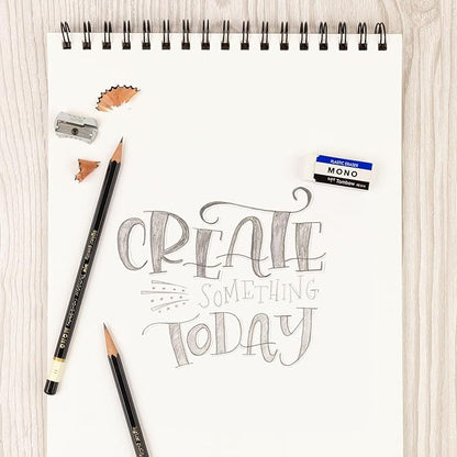 Tombow 57321 MONO Eraser, White, Small, 5-Pack. Cleanly Removes Marks Without Damaging Paper