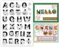 Cute Animals 26 Alphabet Clear Stamps for Card Making Decoration Cute Dog Alphabet Clear Stamps for Scrapbooking Lovely Animals Clear Stamps Educational Gifts for Playroom Classroom