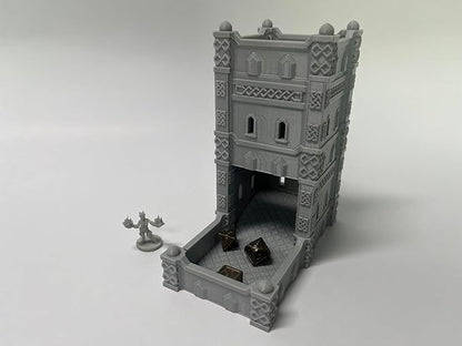 HAUTICO Dwarf Dice Tower Terrain Scenery for 20-28mm Miniatures Wargame, D&D Table Top Game Paintable