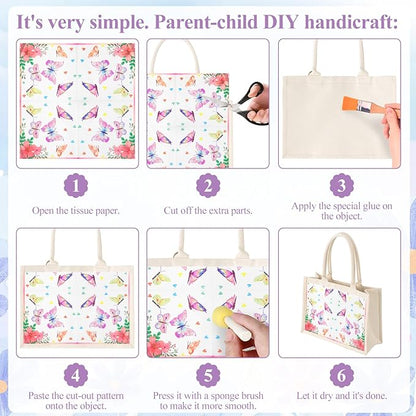 Floral Decoupage Paper Napkins, 20 Pack 20 Styles Assorted Decorative Cocktail napkins for DIY rafting Birthday Party Wedding Baby Shower Each Unfolded 13 Inch