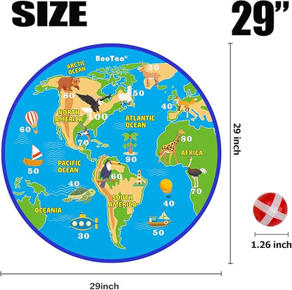 BooTaa 29" Large Dart Board for Kids, Kids Dart Board with Sticky Balls, Boys Toys, Indoor/Sport Outdoor Fun Party Play Game Toys, Birthday Gifts for 3 4 5 6 7 8 9 10 11 12 Year Old Boys Girls