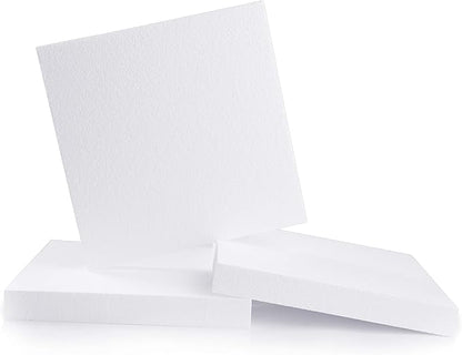 Silverlake 12x12x1.5 Craft Foam for Styrofoam Block Projects (3-Pack)