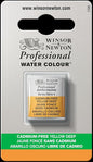 Winsor & Newton Professional Watercolor, Half Pan, Cadmium-Free Yellow Deep