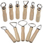 Pottery & Clay Large Ribbon Sculpting Tool Kit (Set of 11)