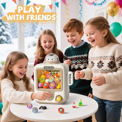 34 Pcs Claw Machine for Kids 3-12, Bears Gachapon Machine Toys for Girls 3 4 5 6 Year Old, Mini Vending Machine, Gumball Prize Machine Maker Game for Party, for Boys Girls 3 4 5 6 7 8