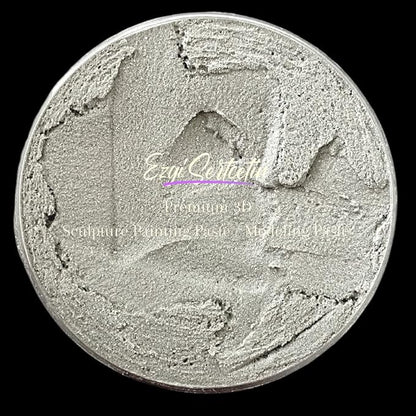 3D Sculpture Painting Paste|Texture Paste|Decorative Plaster|Ready to Use|Unique Metallic Pearl and Neon Colors|Ideal for Artwork|Stencil|Flowers|Texture and Art Relief|6 oz (Granite Stone)