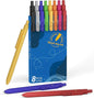 inkipen- 8 Pack Pens, Gel pens Black Ink, Fine Point(0.5mm),Quick-Drying Smooth Writing,School and Office Supplies