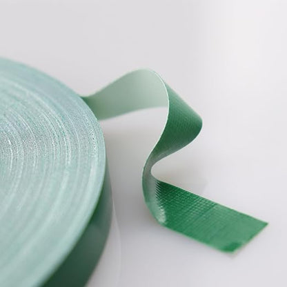 2 PCS Green Floral Tape, 0.5" Flower Stem Wrap Tapes, Waterproof Florist Tape - Multipurpose Adhesive Florist Tapes for Binding Fresh, Flower Bouquets and Floral Craft (98Ft/33Yd/Roll)