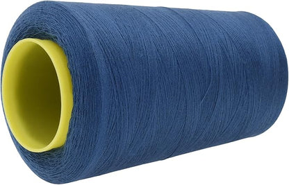 Mandala Crafts 4 Pack of Serger Threads Cones Spools - 40S/2 24000 Yards Polyester Denim Threads for Sergers Machine and Overlock Quilting Sewing Machine