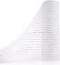 Anivia Deco Mesh Ribbon, 10inch x 30 Feet Each Roll Metallic Foil Mesh Ribbon for Wreaths Swags, Holloween, and Christmas Tree Decoration (White/Silver Foil)