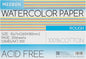 MEEDEN Watercolor Paper Block, 100% Cotton Watercolor Paper Pad of 20 Sheets, 140lb/300gsm, Acid-Free Art Paper for Watercolor, Gouache, Ink and More, 10" x 7" Rough Grain