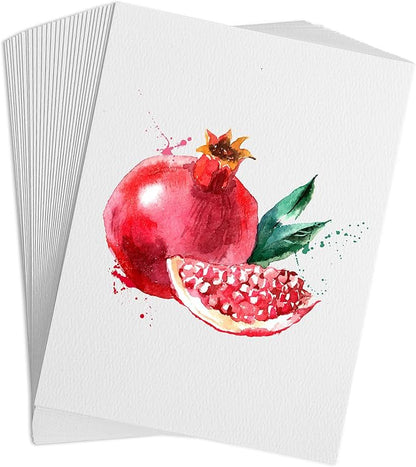 FEITAKE 100% Cotton Watercolor Paper Cold-Press / 140lb (300gsm) / Acid Free Mixed Media Art Drawing Papers - 30Sheets Pack - 6"X8"