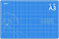 DIYSELF Cutting Mat: 12in18in, Self Healing, Double-Sided, Rotating - Ideal for Crafts, Sewing, Quilting