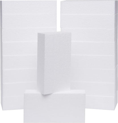Silverlake 8x4x2 Craft Foam for Styrofoam Block Projects (18-Pack)