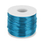 MECCANIXITY 18 Gauge Anodized Aluminum Craft Wire Bendable Bonsai Training Wire 492 Feet 1mm for Sculpting Crafts Wreath Floral Beading Jewelry Making, Blue