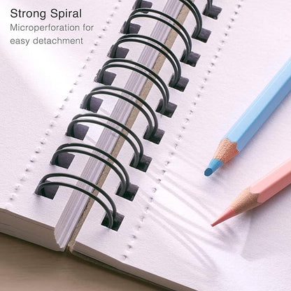 ARTISTIC EYE 5.5x8.5 Premium Watercolor Pads, Pack of 3 (90 Sheets), Spiral Bound, 140lb (300gsm), Acid-Free Paper, Perfect for Most Wet & Dry Media, Ideal for Beginners, Artists & Professionals
