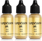 Metallic Alcohol Ink Set: Gold Alcohol Ink, 3 pcs 0.51 fl oz (15 ml) Each