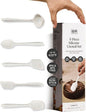 GIR: Get It Right 5-Piece Silicone Essentials Kitchen Utensils Set - Ladle, Spatula, Flip, Spoon & Spoonula - Non-Toxic Cooking Utensils for Nonstick Cookware, Cooking and Baking - Party Confetti