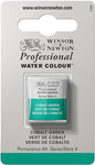 Winsor & Newton Professional Watercolor, Half Pan, Cobalt Green