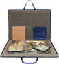 Lavievert 1500 Piece Jigsaw Puzzle Board with Padded Cover, Portable Case with 6 Sorting Trays & Detachable Board, Puzzle Caddy Storage Saver with Non-Slip Surface for Adults