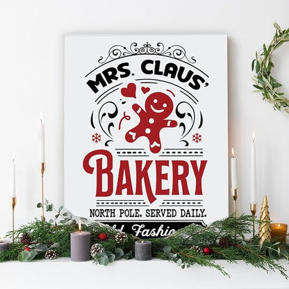 Christmas Stencils for Crafts Reusable A4 Christmas Stencil Holiday Stencils for Painting on Wood Fabrics Porch Hanger Decor