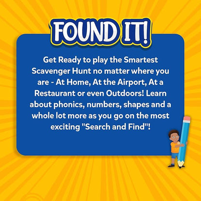 Skillmatics Scavenger Hunt Card Game - Found It 5 in 1 Megapack, Fun Family Game, 140 Cards, Search and Find, Learning & Travel Toy, Gifts for Kids, Boys, Girls, Ages 4, 5, 6, 7