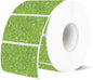2.25"x1.25" Holographic Thermal Labels Stickers, Glitter Direct Thermal Printer Labels, Waterproof Self-Adhesive Address Shipping Label Stickers, 300 Sheet/ 1 Roll, Holographic Shiny Green