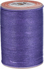uxcell Round Leather Sewing Waxed Thread, 55m / 60 Yards Wax Polyester String, 0.8mm Waxed Stitching Cord for Leather Crafts, Bookbinding, Bracelets Braided, Purple
