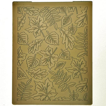 DDOUJOY Leaves Background Plastic Embossing Folders for Card Making Scrapbooking and Other Paper Crafts 2101034
