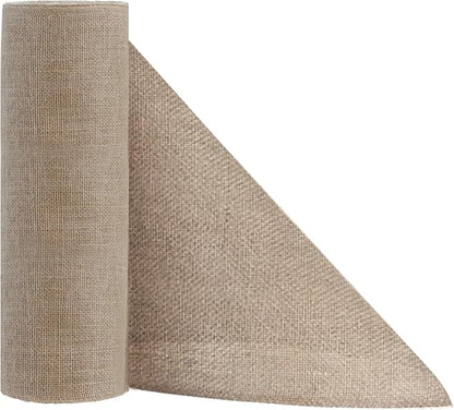 Shatex Natural Burlap Roll,36inch x 18ft High Density Burlap Fabric for Craft Projects,Table Runners,Weddings Decor,Christmas Decorations